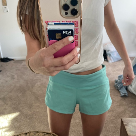 Blue Lululemon speed up shorts - Picture 3 of 3